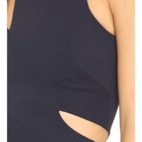 N/Nicholas Ponti Curve Splice Navy Dress Size US 8 $465 - Picture 5 of 5